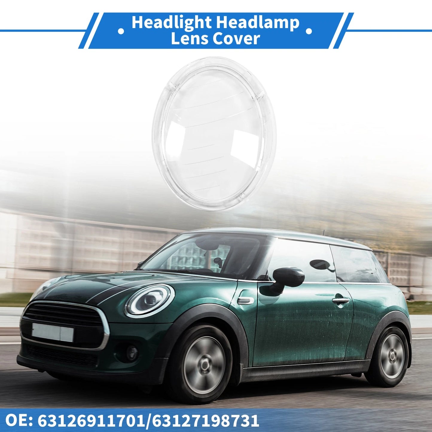 1 Pc Headlight Lens Cover for BMW Mini Cooper (2002–2008) No. 63127198731