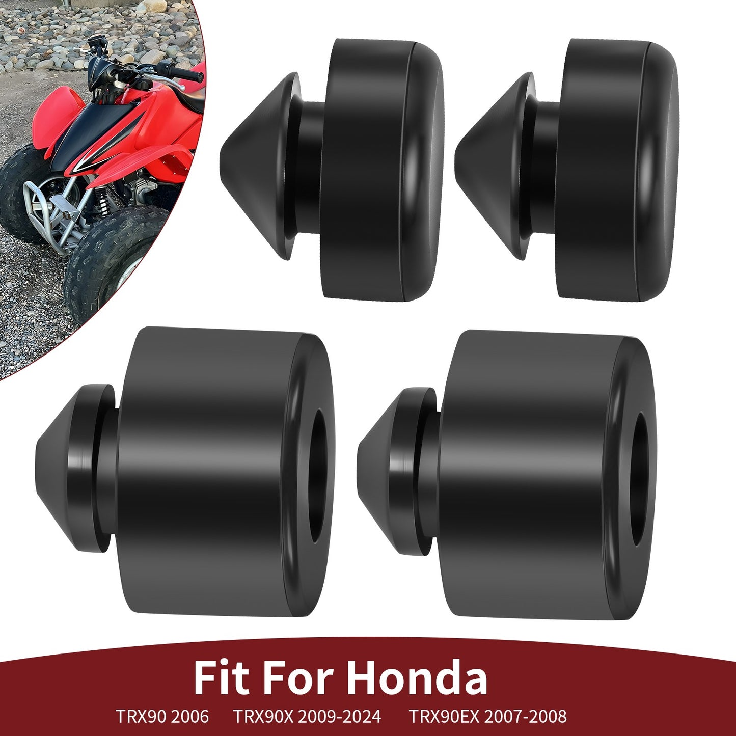 Rubber Seat Cushion for Honda TRX90X (2009–2024)