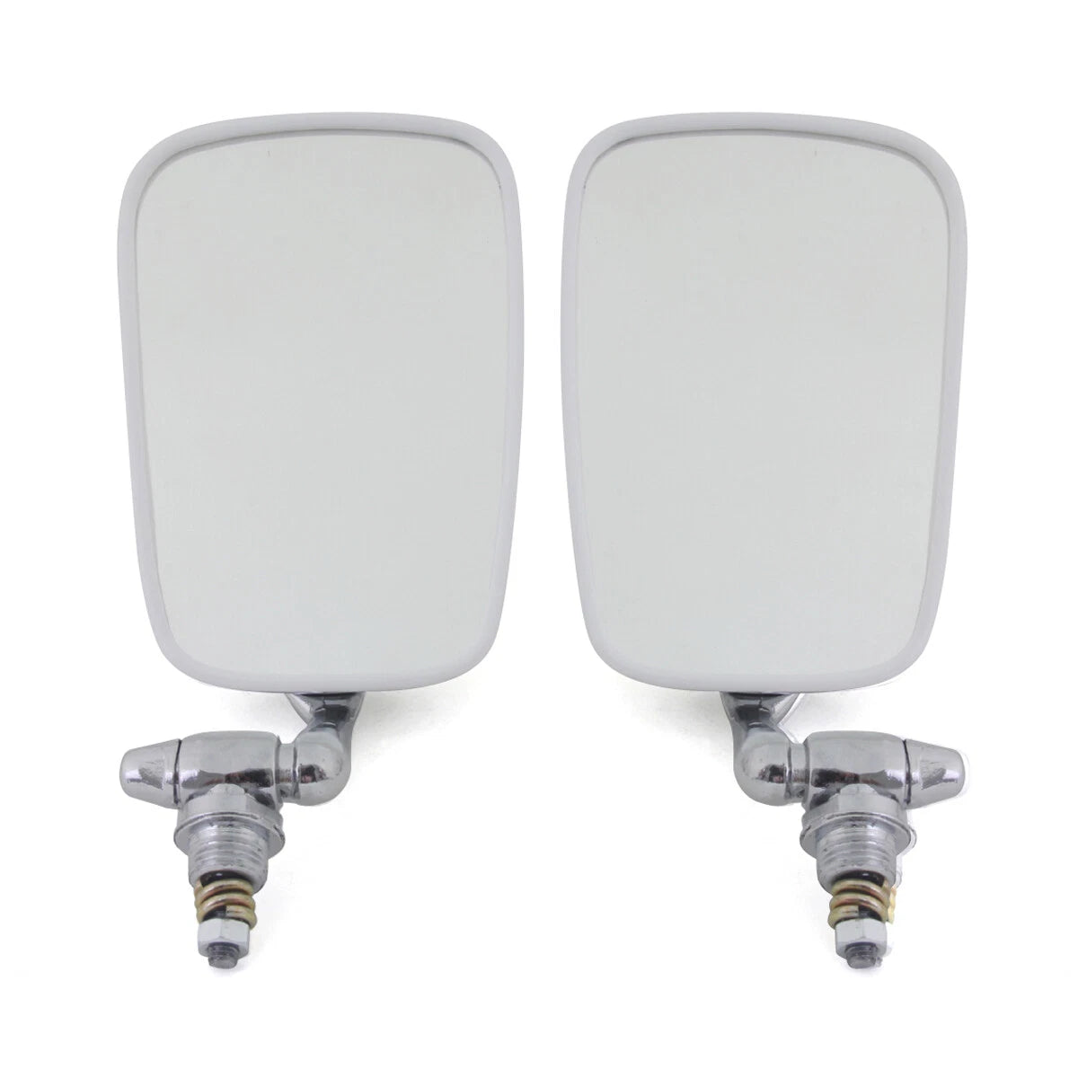 x2 Door Mirrors Chrome for Volkswagen 411/412/Beetle/Brasilia 1968-1982