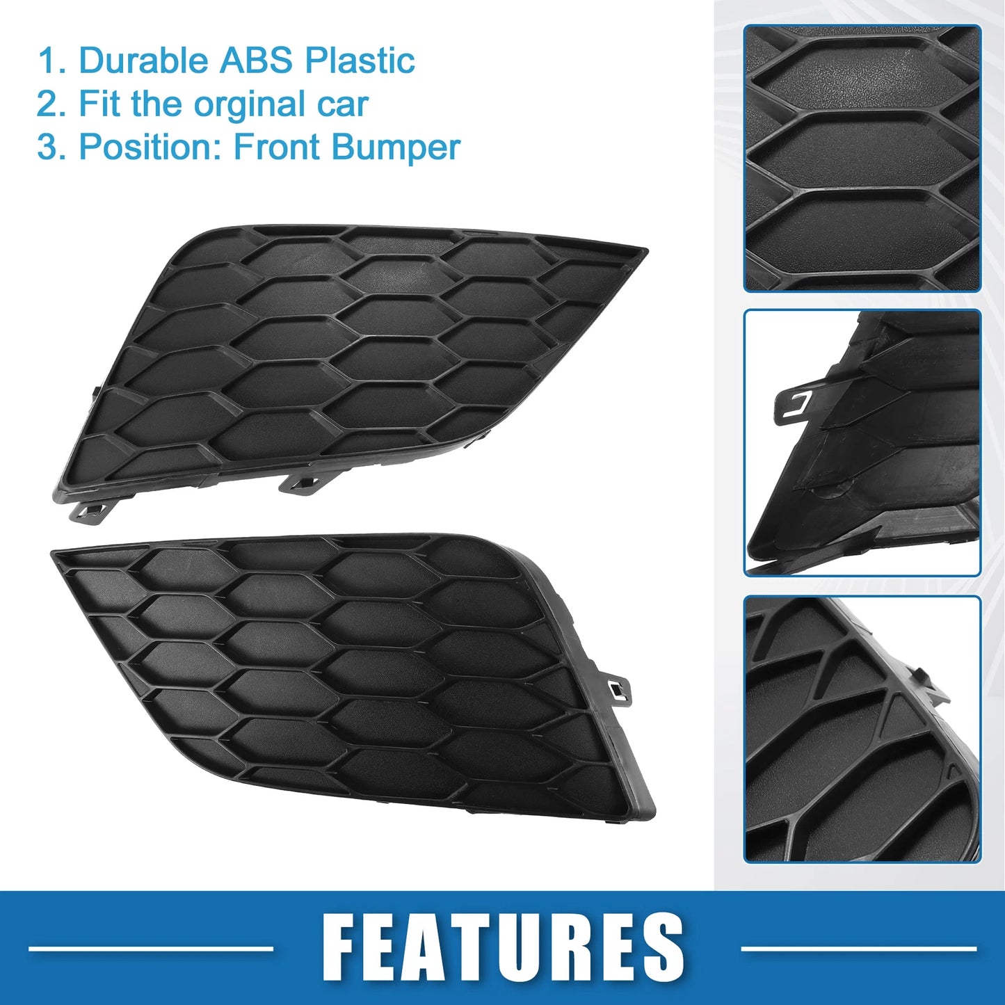Fog Light Grille Cover for Nissan Sentra (2016–2019)