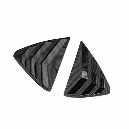 ABS Carbon Fiber Side Window Louver Shutter Cover for Mazda CX-5 (2017–2021)
