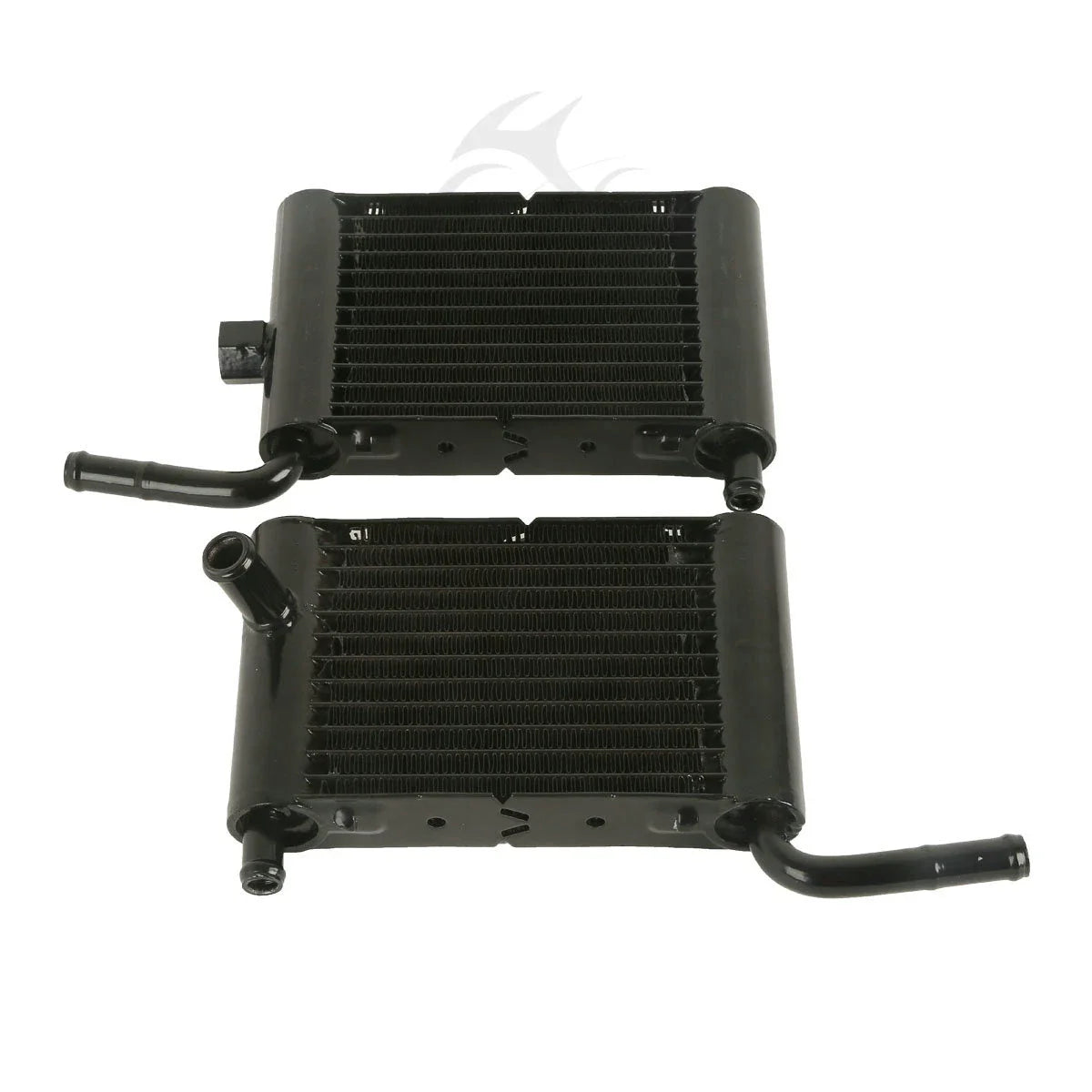 Black Lower Vented Fairing Radiator Cooler for Harley Touring (2014-2023)