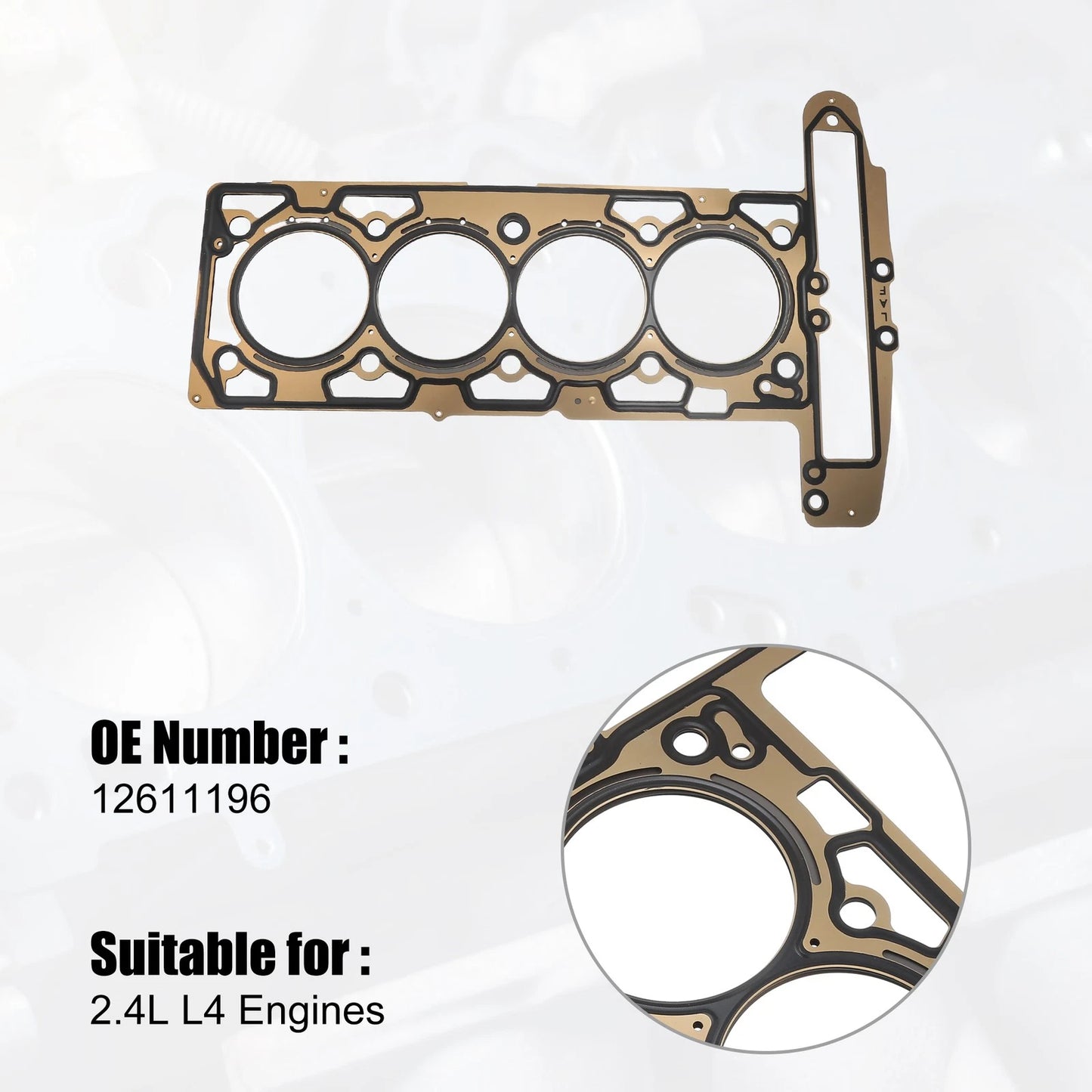 Cylinder Head Gasket No. 12611196 for Chevrolet Equinox (2010–2017)