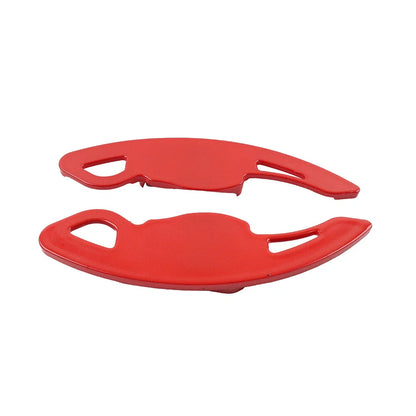 Red Steering Wheel Paddle Shifter Extensions for VW Golf Jetta Passat Polo