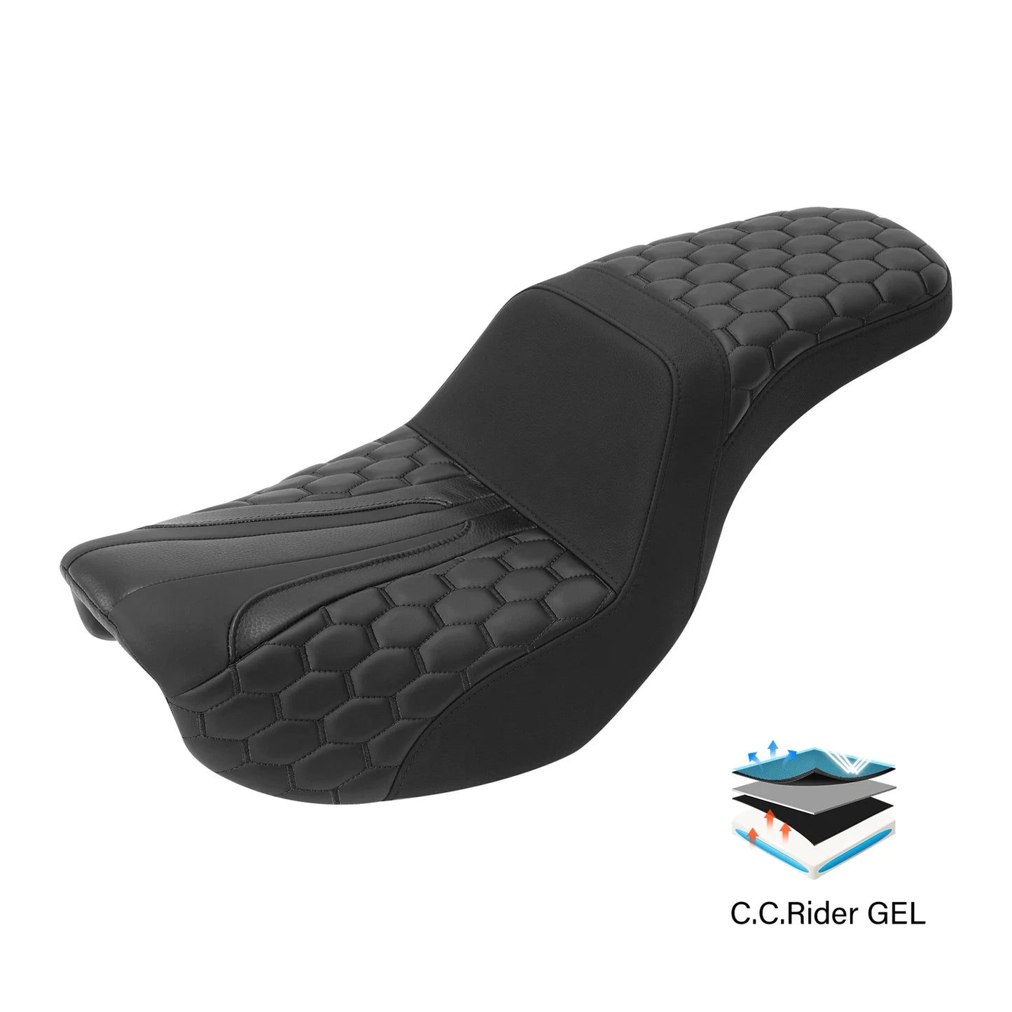 Gel Seats for Harley Dyna Low Rider FXDL (2006-2017)