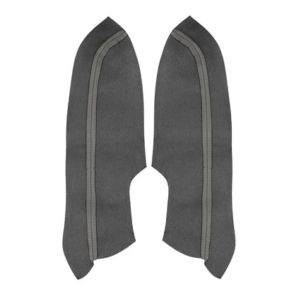Car Front Door Panels Armrest Covers Gray for Honda Civic Sedan (2006-2011)