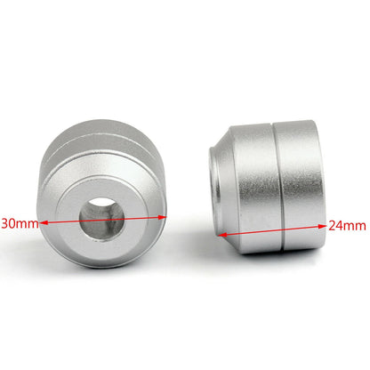 Pair of 8mm Mirror Brackets for Motorcycle Enduro Quad Scooter 22mm Handlebars