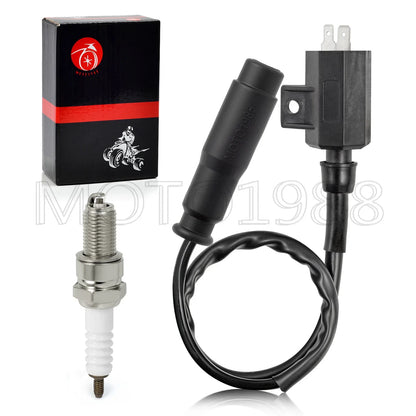 Ignition Coil Spark Plug Cap for Kawasaki Bayou 400 (1993–1999)