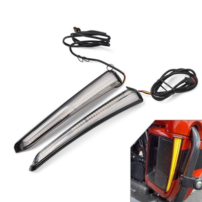 LED Side Mount License Plate Tail Brake Light for Harley Dyna Softail (2006–2023)