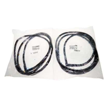 Set of 4 Rear Door Weatherstrips for Nissan Datsun 120Y B210 (1974–1977)
