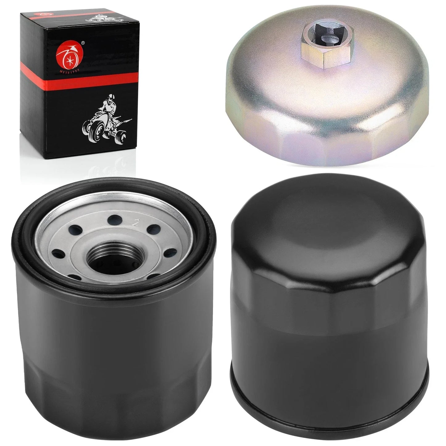 2 x Oil Filter with Wrench Tool for Honda CB1000R (1994–2019)
