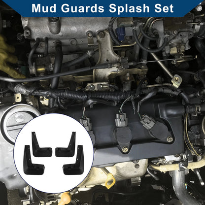 Set of 4 Mud Flaps Splash Guards for BMW X2 (2018–2021)