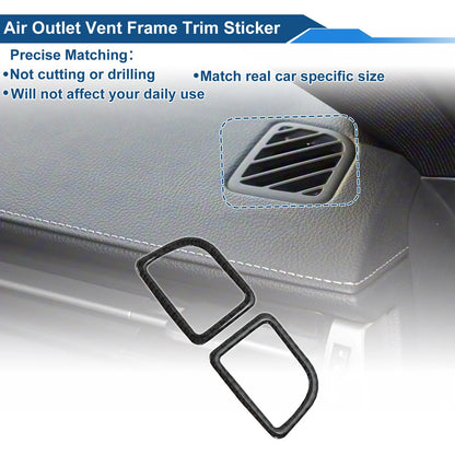 2X Air Condition Outlet Vent Trim Cover Frame for Toyota Supra GR (2020–2023)