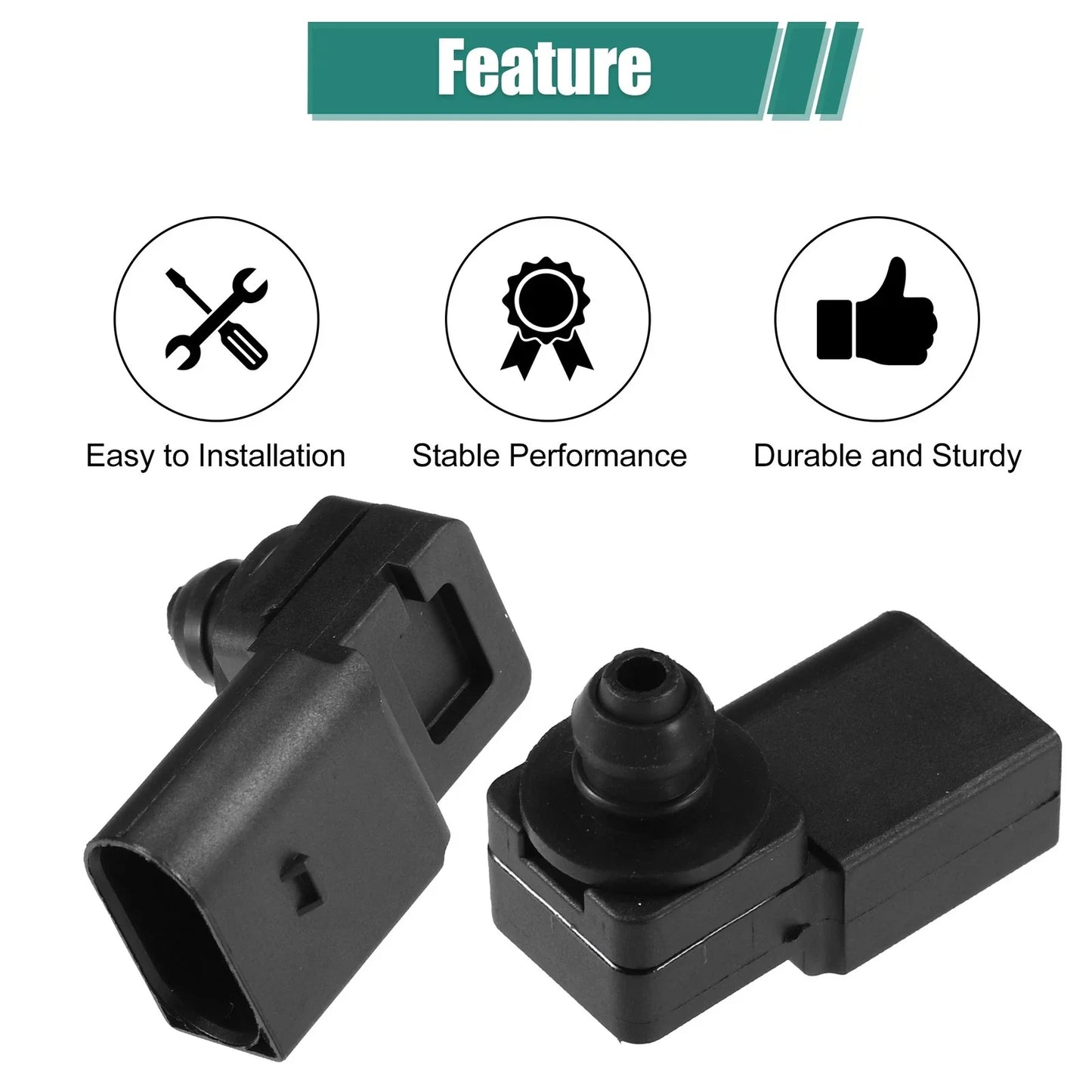 MAP Sensor 3.0L Manifold Absolute Pressure Sensor for BMW 335d (2009-2011)
