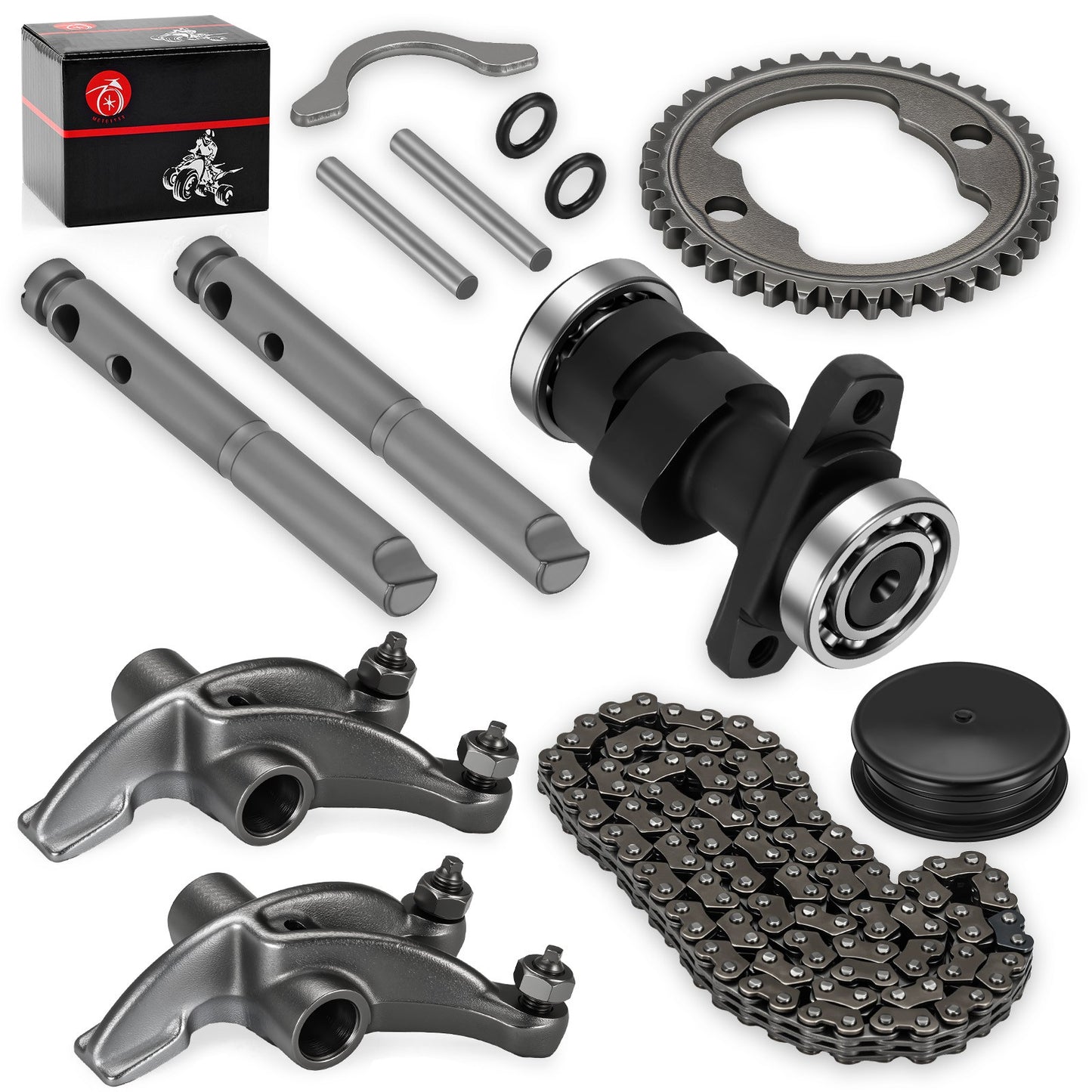 Camshaft Rocker Arm & Chain Gear Sprocket Kit for Honda TRX300EX (1993–2008)