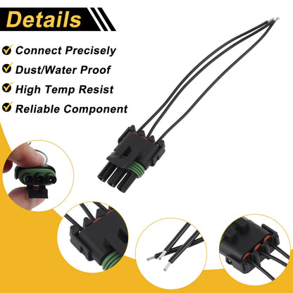 3 Pin Throttle Pedal Connector Plug for Buick (1980–1995) No. 12116257