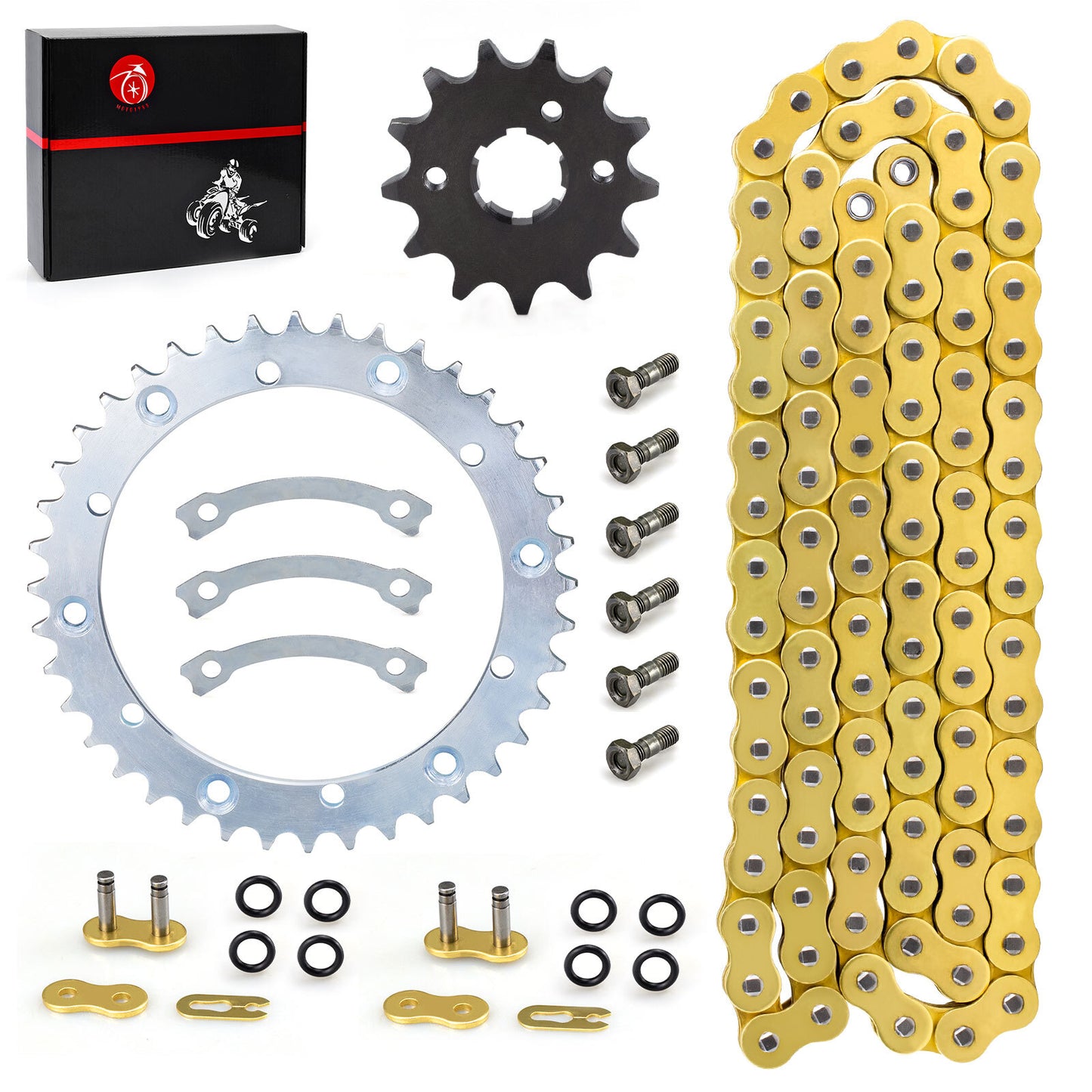 Chain and Sprocket Kit for Yamaha Warrior YFM350X (1989–2004)