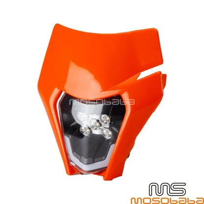 Enduro LED Headlight Kit for KTM XC-W EXC EXC-F FREERIDE 250 300 350 450 500 (2017-2023)