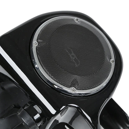 6.5'' Speaker Grills & Vented Leg Fairings for Harley Touring (1983-2013)