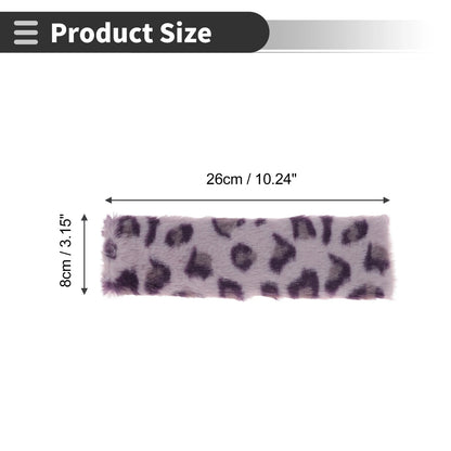 Set of 2 Purple Seat Belt Cover Pads for Universal Fit (26cm)