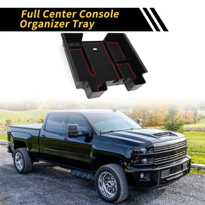 Full Center Console Organizer Tray for Chevy Silverado 1500, GMC (2019-2023)