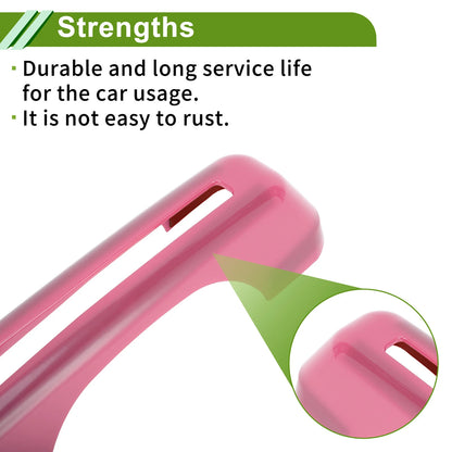 Set of 1 Decorative Door Handle Cover for Jeep Wrangler JL JLU (2018–2022) Pink ABS