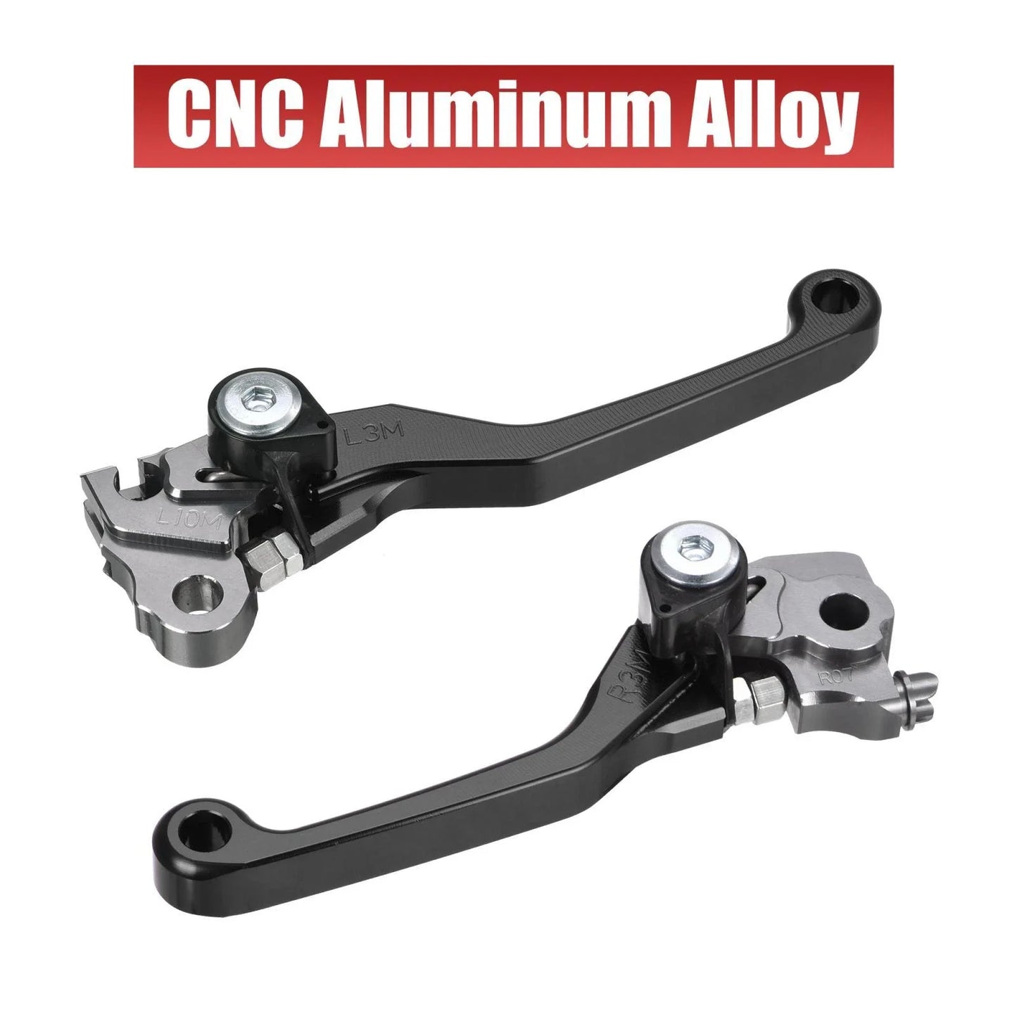 Motorcycle Brake Clutch Levers 2 x for Honda CRF250R CRF450R (2007-2020) Black