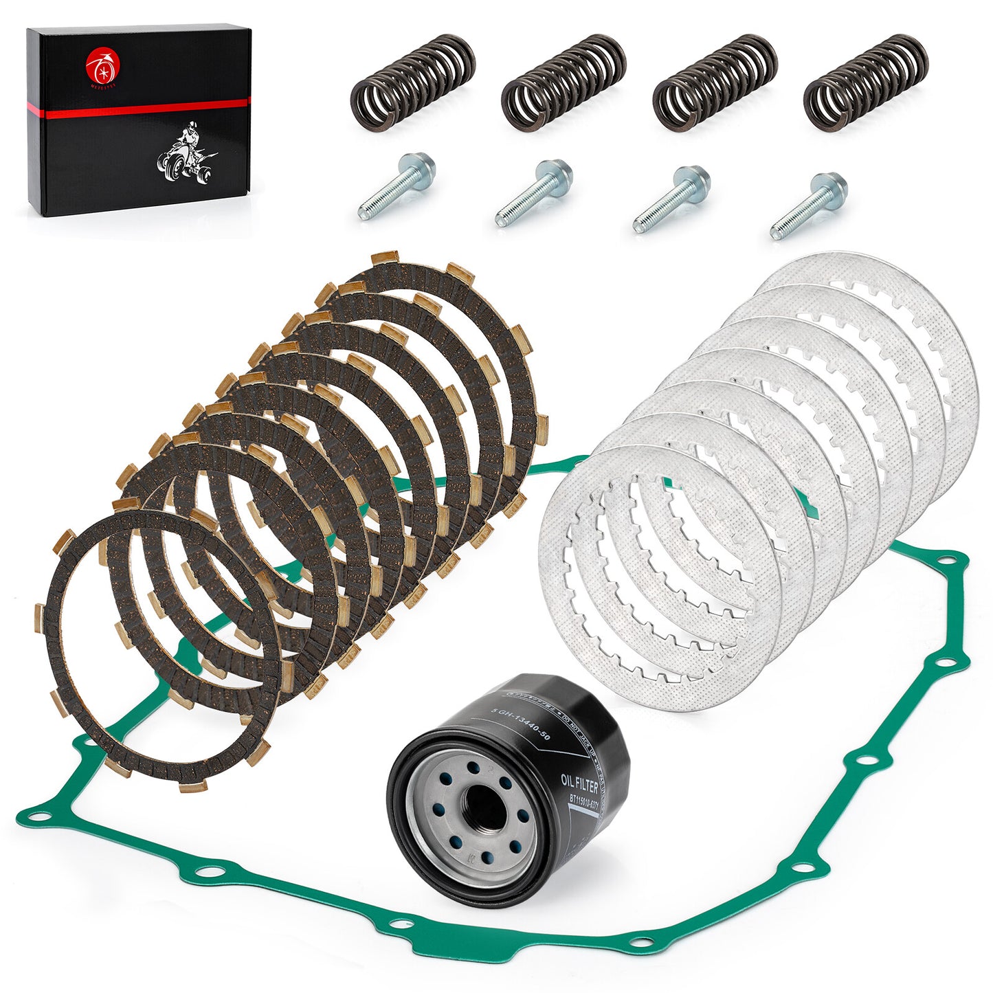 Clutch Friction Steel Plates Kit for Honda Shadow ACE 750 (1998–2003)