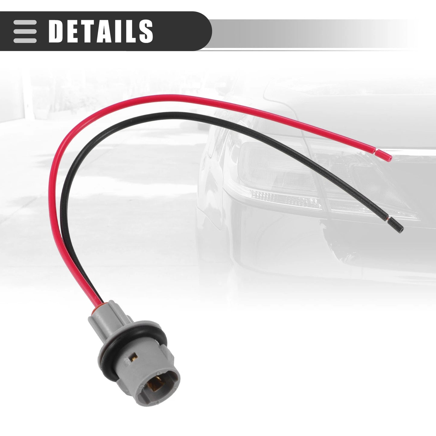 Set of 1 Side Marker Lamp Light Bulb Socket Wire Harness for Mercedes-Benz C250 (2012–2015)