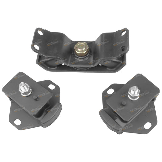 Front Engine and Rear Gearbox Mount Set for Toyota Hilux 4x4 (1988–1997)