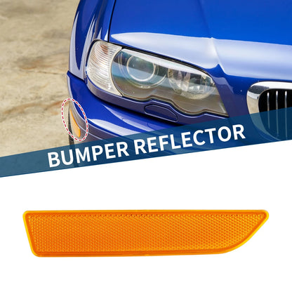 Bumper Reflector No. 63147162220 for BMW X3 (2007–2010) Front Right Yellow