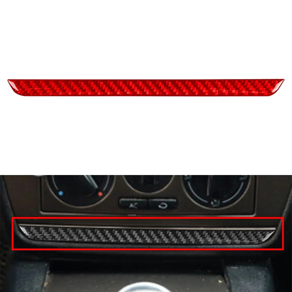 Red Radio CD Lower Panel Cover Trim for Volkswagen Passat B5 (2001-2005)