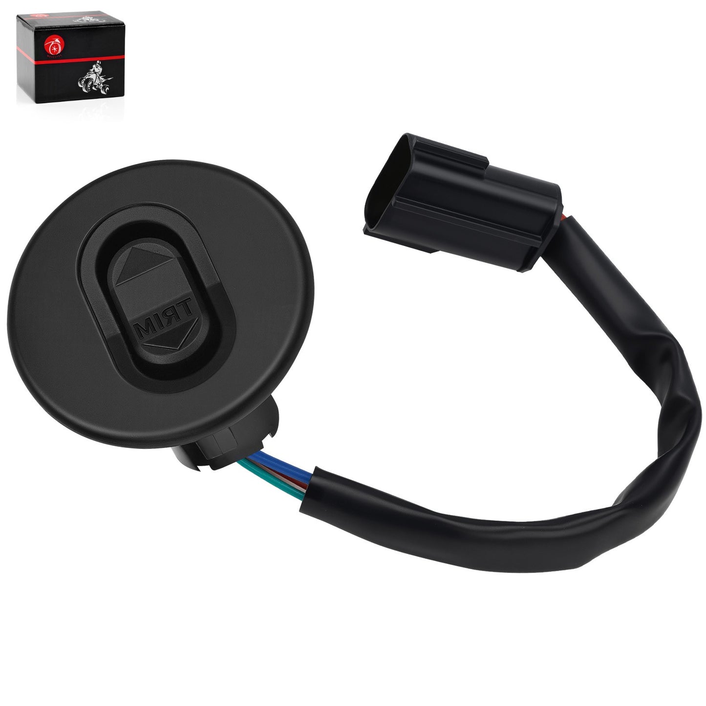 Trim Switch Round Bezel for Mercury 65 80hp (1965–1980)