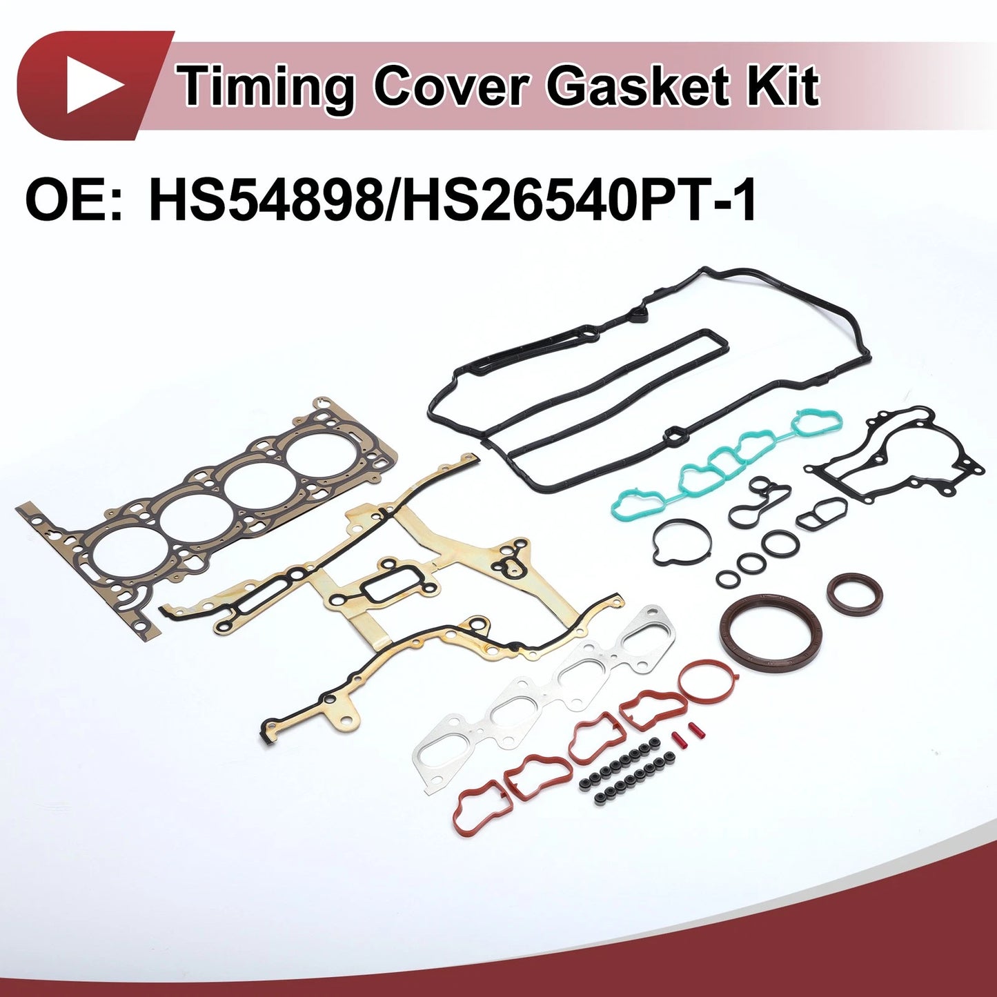Timing Cover Gasket Kit No.HS54898 for Chevy Cruze 1.4L (2011–2015)