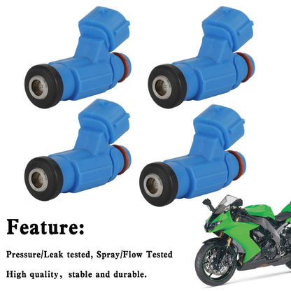 Set of 4 Fuel Injectors 49033-3707 for Kawasaki STX 12F (2003–2007) STX 15F (2004–2016)
