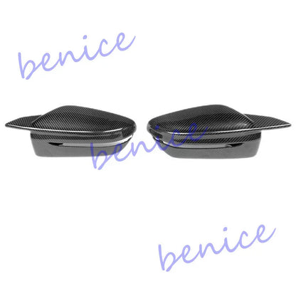 2X Carbon Fiber Side Mirror Replace Cover Caps for BMW G20 G28 G22 G30 G38 G32