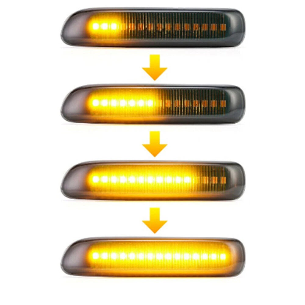 1 Pair Dynamic LED Turn Signal Lights for 1998-2003 BMW 3 Series (1998-2003)