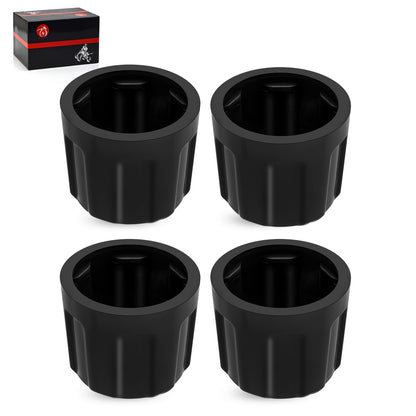Set of 4 Center Hub Wheel Caps for Suzuki Quadsport (1980–1990)