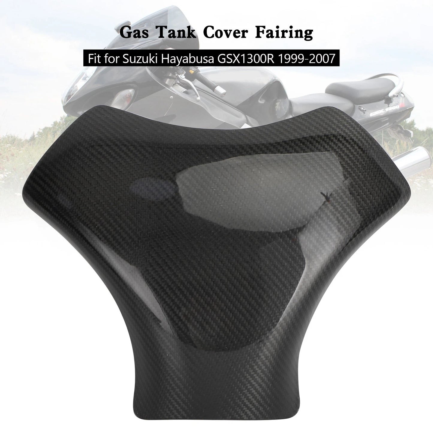 Carbon Fiber Tank Cover Fairing for Suzuki Hayabusa GSX1300R (1999–2007)