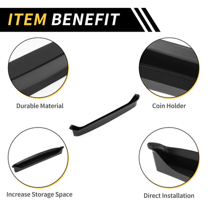 Storage Tray Organizer for Jeep Wrangler JL JLU (2018–2023) Black