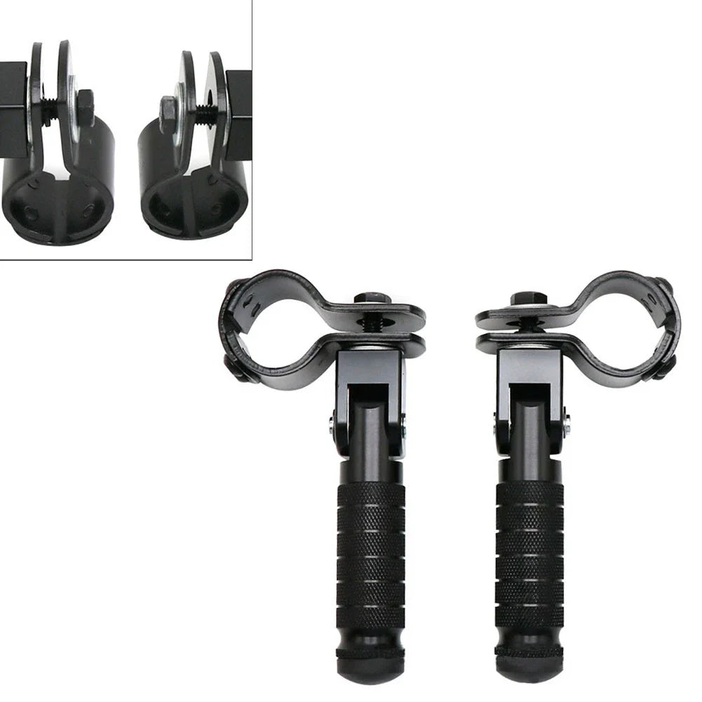Folding Rearsets Foot Pegs for Motorbike Black CNC