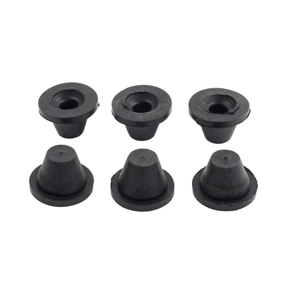 6 x Rubber Side Cover Grommets for Harley Touring Road King Electra Glide (1996-2007)