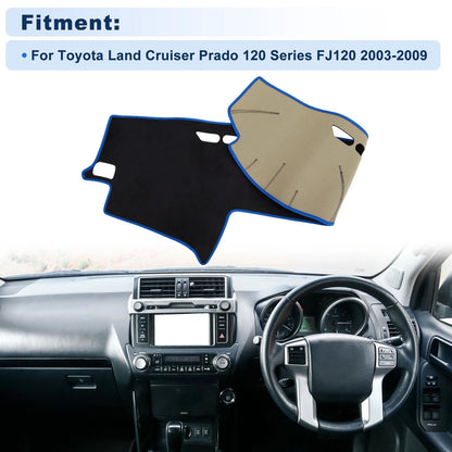 Dash Cover for Toyota Land Cruiser Prado 120 Series FJ120 (2003–2009) Flannel Set