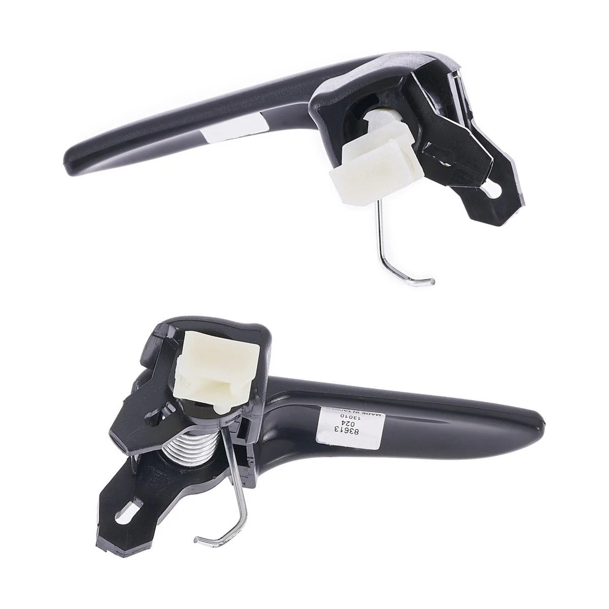 Set of 2 Inner Door Handles for Mazda 3 (2003–2009) Black