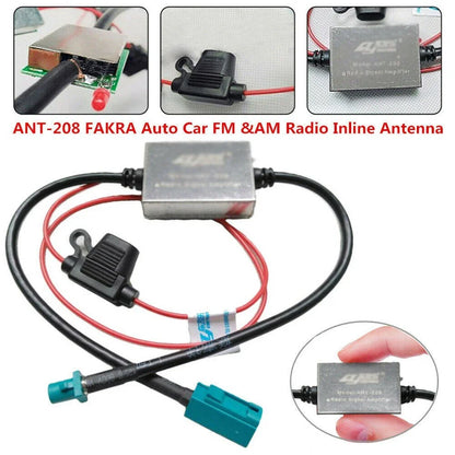 ANT208 / Car 12V / FM&AM Radio Signal Booster for Reliable ANT208