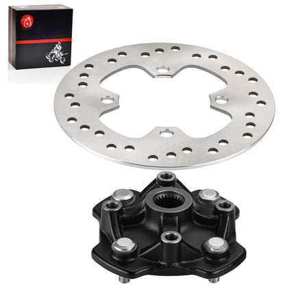 Front Wheel Hub with Brake Disc Rotor for Honda Foreman 500 (2014–2019)