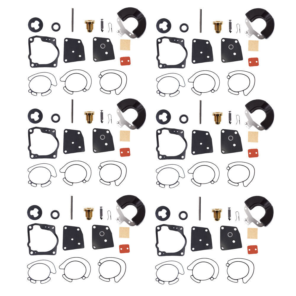 Set of 6 Fuel Filters for Johnson Evinrude V4 (Various Years)