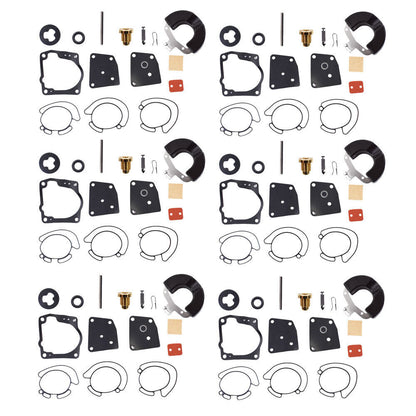 Set of 6 Fuel Filters for Johnson Evinrude V4 (Various Years)
