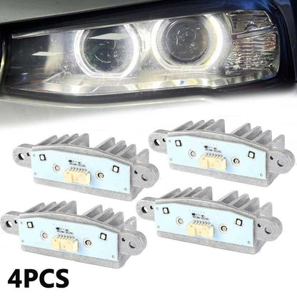 Set of 4 LED Headlight DRL Angel Eye Modules for BMW X3 F25 (2009–2017)