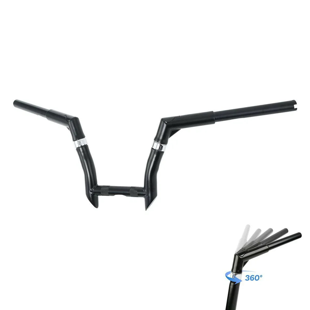 8" Rise Adjustable 1.25" Handlebar for Harley Softail FLSTF FXST (2000-2017)